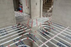 【大連老戰友實業】中體玲瓏墅M68地暖系統施工巡查